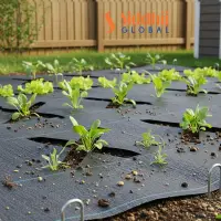 Garden Weed Control Mat 1.2x1.2 M | Anti Weed Cover view 4